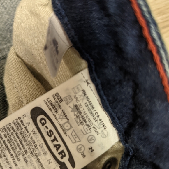 New, wt, G-star Arc 3D tapered, 24x30, rare wash - Picture 8 of 8